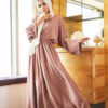 V-Neck Long Sleeve Maxi Length Abaya